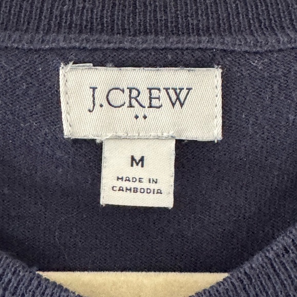 J. Crew Navy Classic Cardigan - Picture 5 of 8